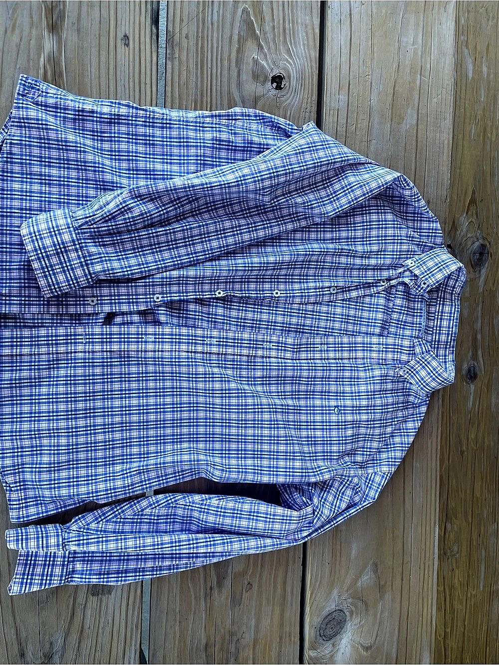 Southern Tide Plaid Button in Red, White, and Blue 🇺🇸
